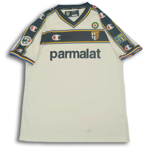 Parma Maglia da calcio vintage retrò da trasferta del seconda maglia da  calcio per abbigliamento sportivo