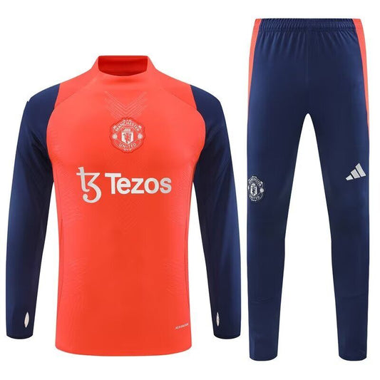 Man U orange blue