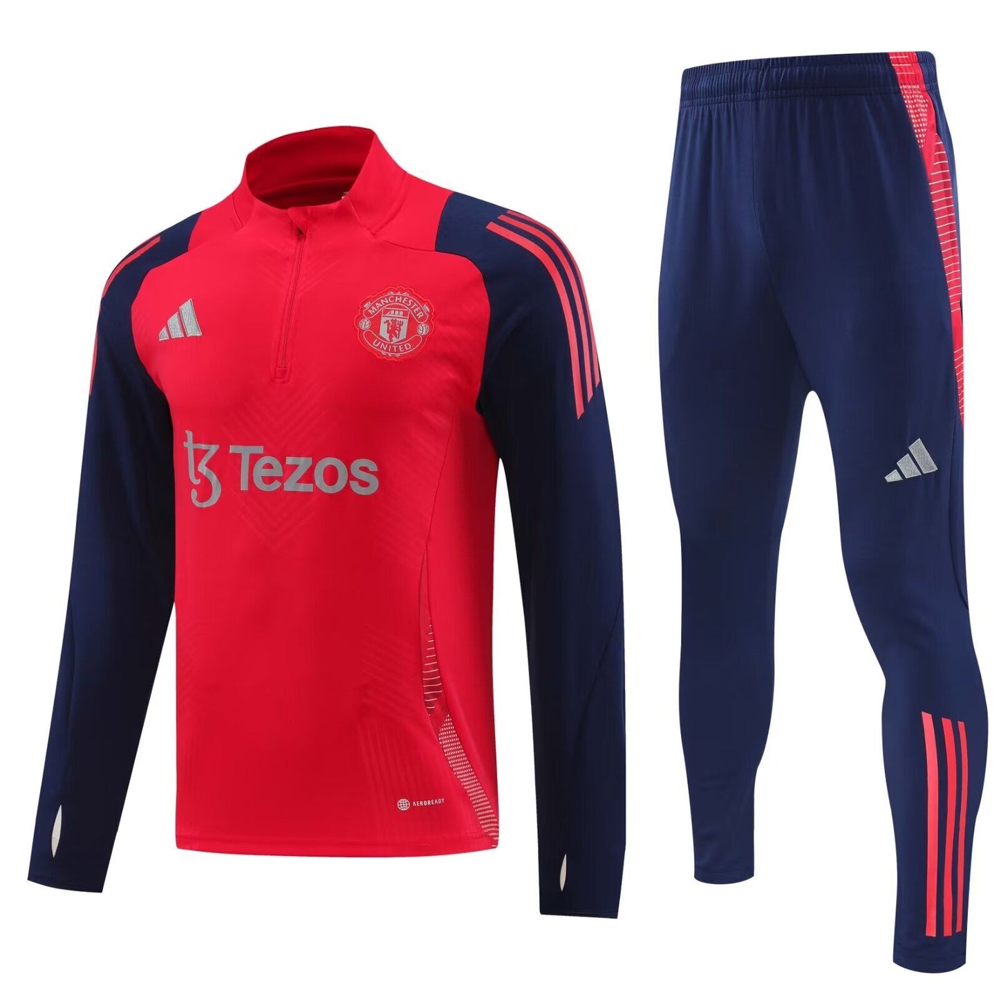 Man U red dark blue