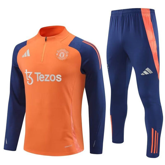 Man U orange blue