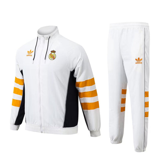 Madrid white yellow retro